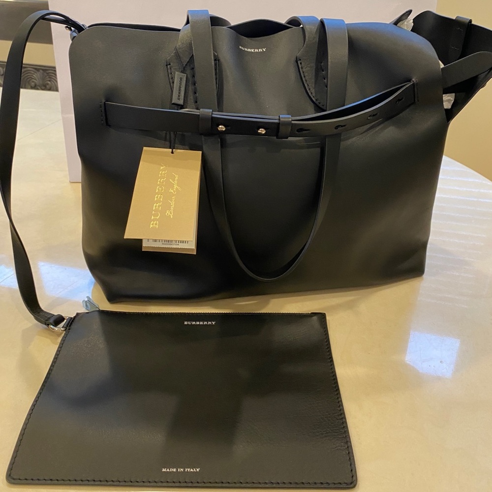 Beautiful Burberry Soft Leather Tote